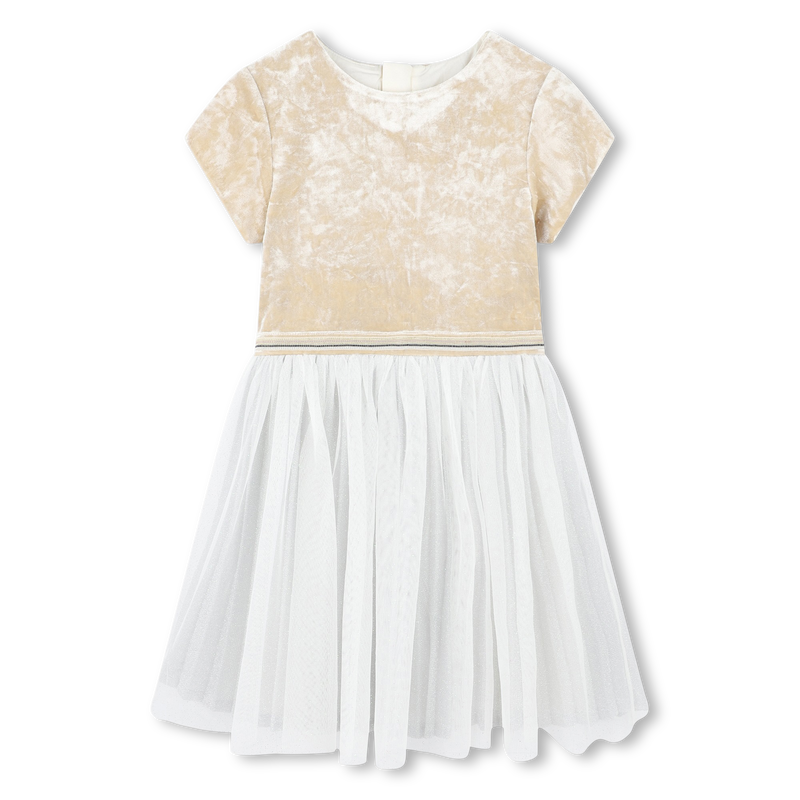 Vestito bi-materiale BILLIEBLUSH 
                        BAMBINA