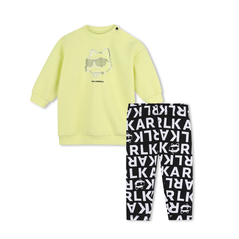 Completo vestito e pantaloni KARL LAGERFELD KIDS 
                        BAMBINA