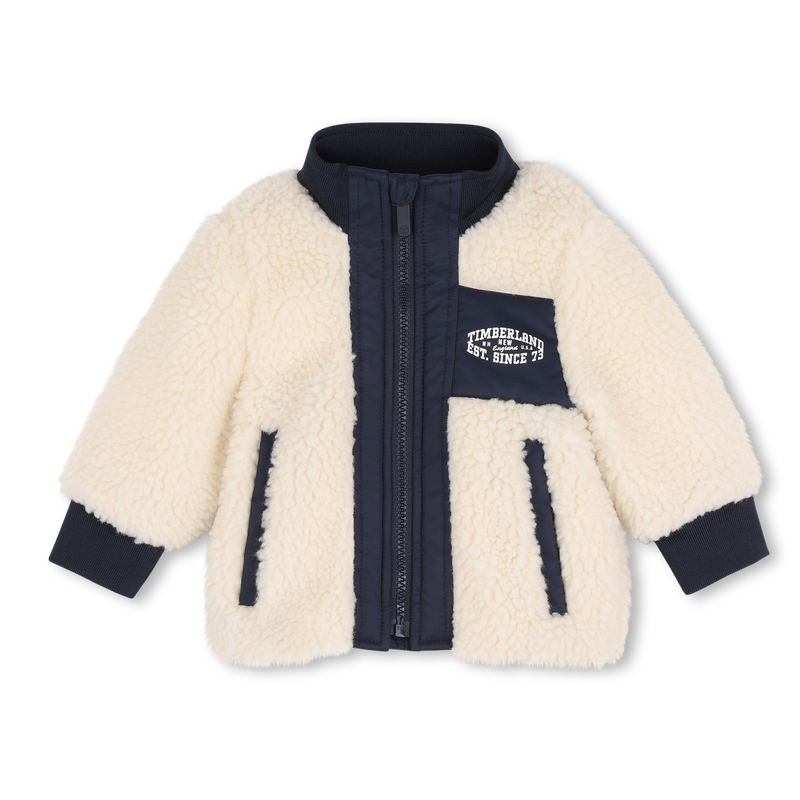 Cardigan in pile morbido TIMBERLAND 
                        RAGAZZO