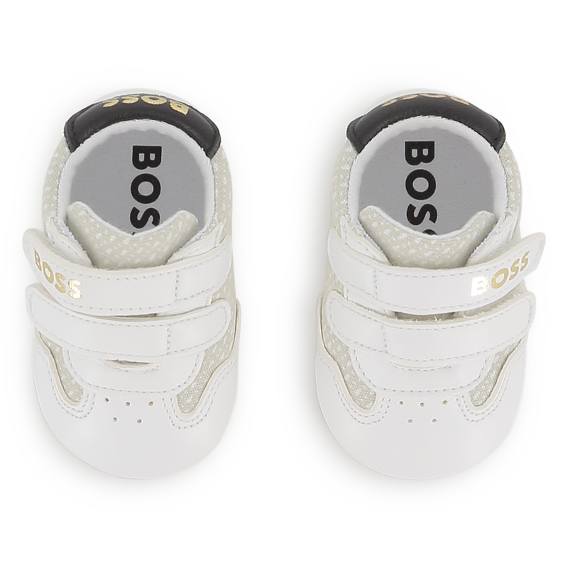 PANTOFOLE IN PELLE DI PECORA BOSS 
                        RAGAZZO