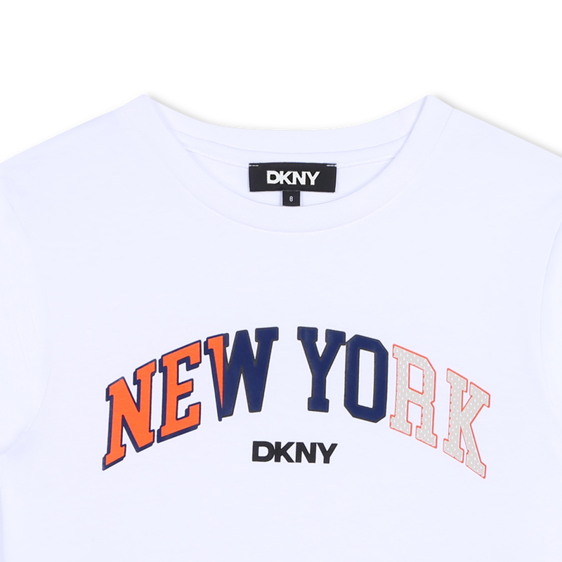 T-shirt maniche lunghe cotone DKNY 
                        RAGAZZO