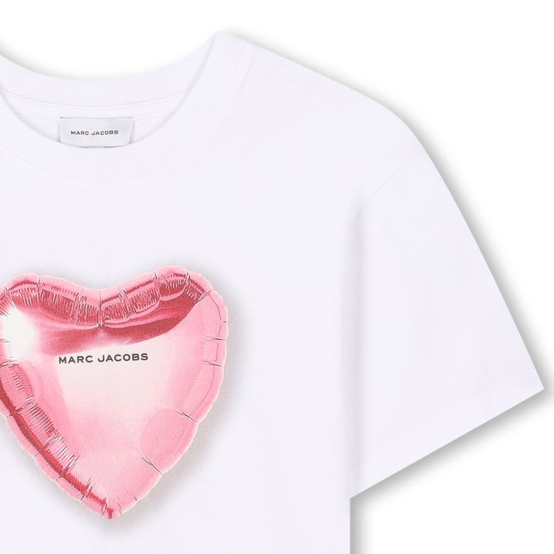 T-shirt da cerimonia in cotone MARC JACOBS 
                        BAMBINA