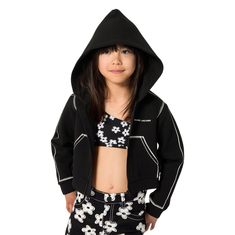 GIACCA CON CAPPUCCIO MARC JACOBS 
                        BAMBINA