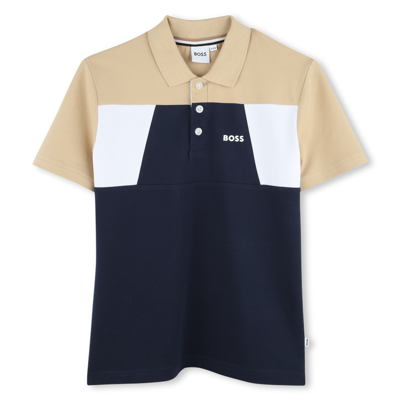 Polo color-block BOSS 
                        RAGAZZO