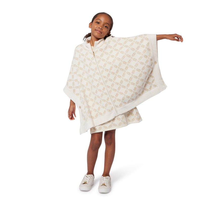 Mantella con zip in maglia MICHAEL KORS 
                        BAMBINA