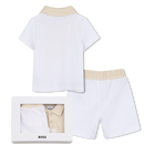 Set polo + pantaloncini BOSS 
                    RAGAZZO