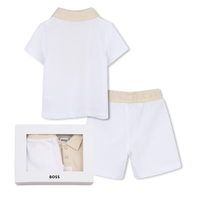 SET POLO + PANTALONCINI BOSS RAGAZZO
