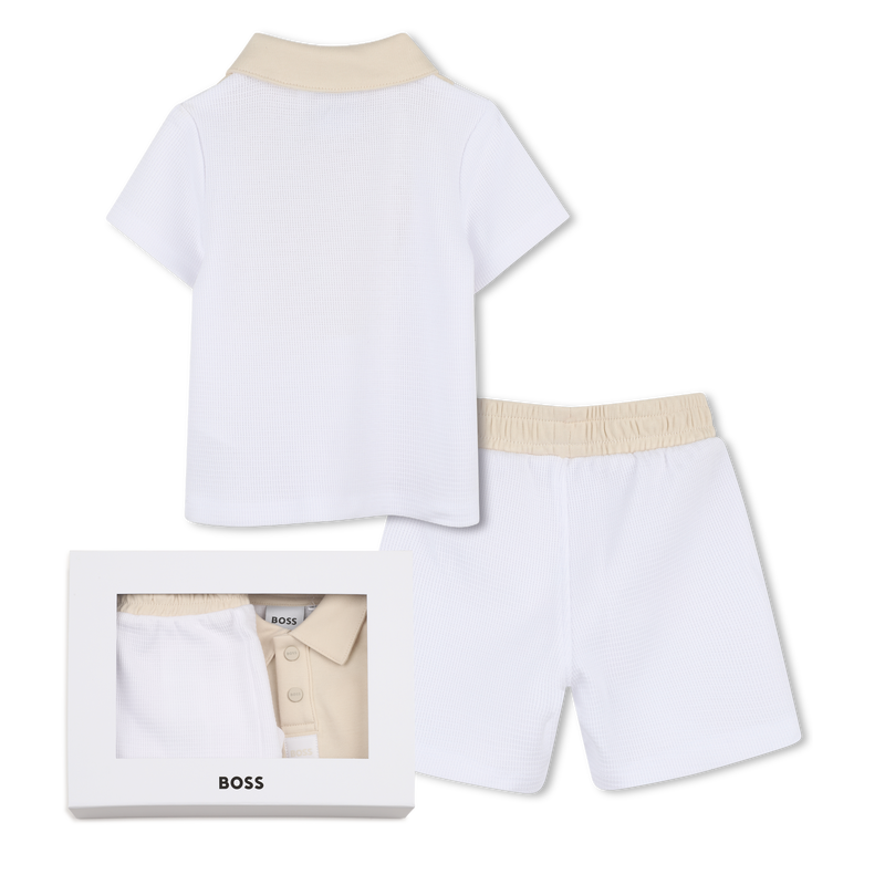 SET POLO + PANTALONCINI BOSS 
                        RAGAZZO
