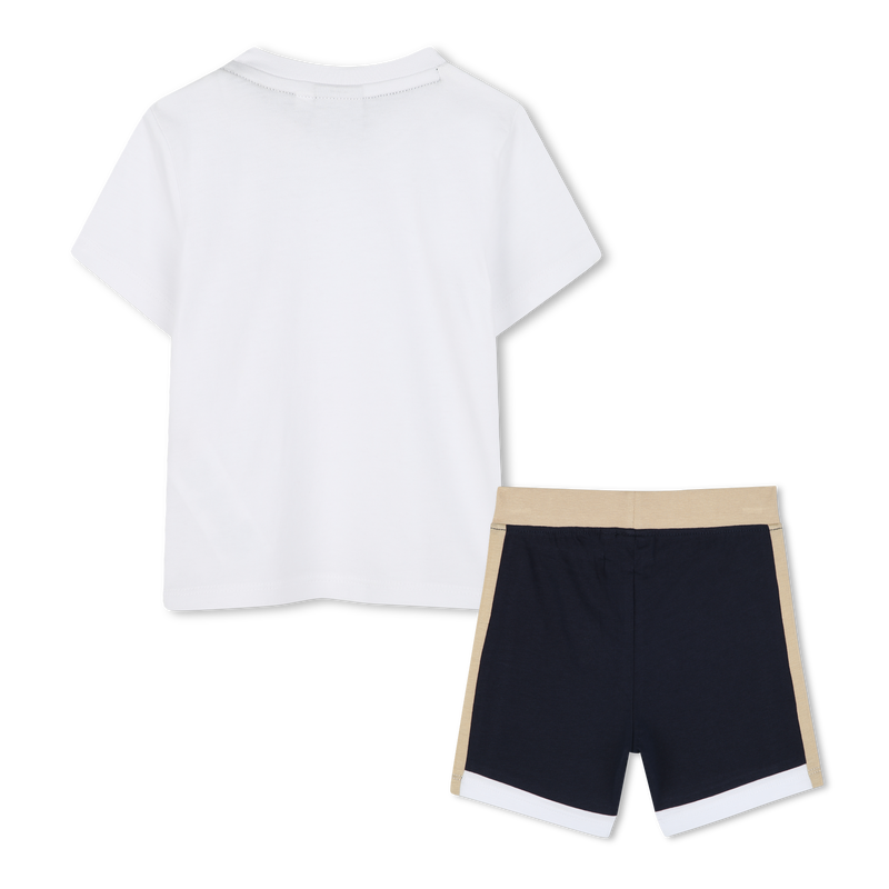 Completo shorts e t-shirt BOSS 
                        RAGAZZO