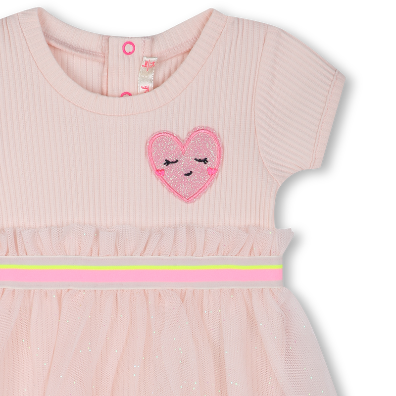 Abito con toppa a cuore 2 in 1 BILLIEBLUSH 
                        BAMBINA