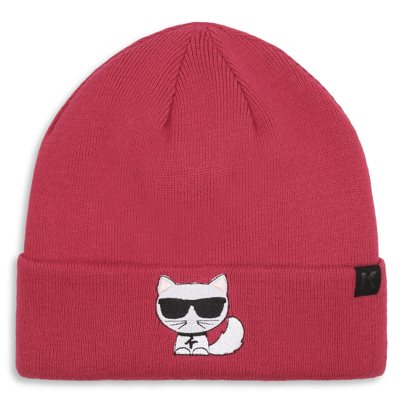 Berretto lavorato a maglia KARL LAGERFELD KIDS 
                        BAMBINA