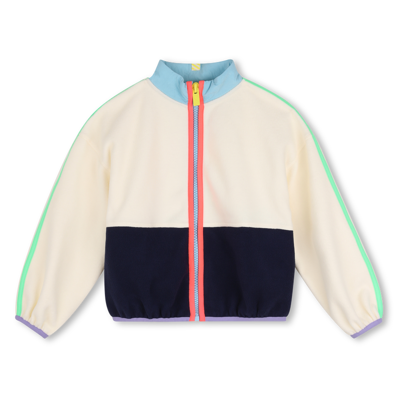Cardigan in pile BILLIEBLUSH 
                        RAGAZZO