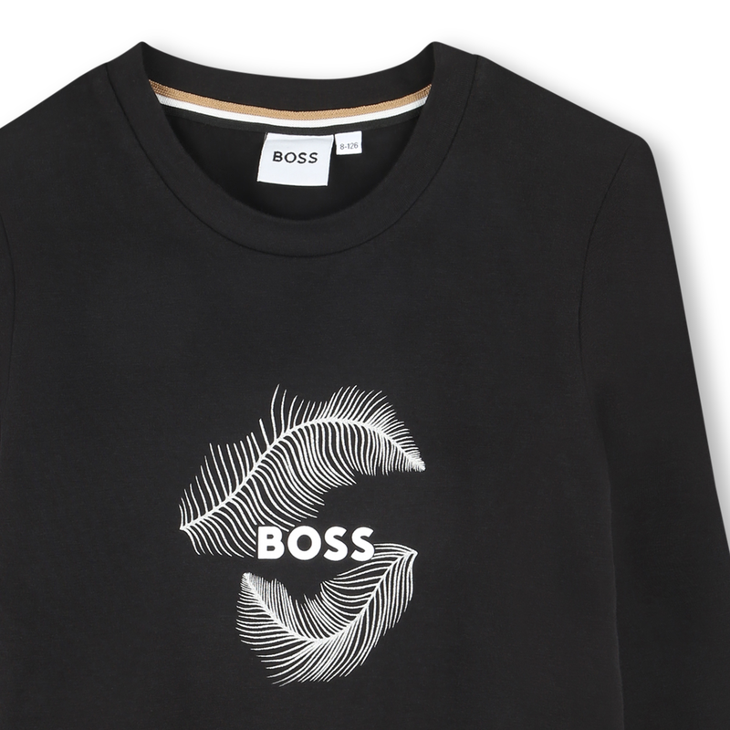 T-shirt in misto cotone BOSS 
                        BAMBINA