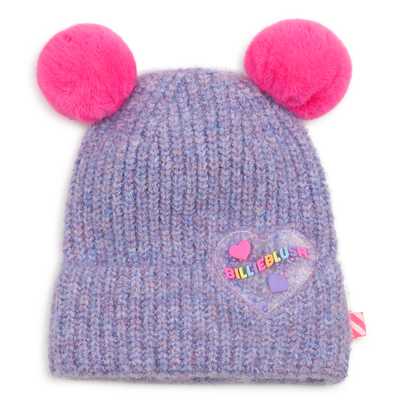 Berretto con pompon doppi BILLIEBLUSH 
                        BAMBINA