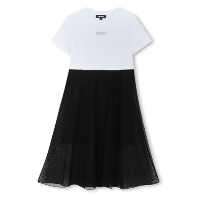 Abito effetto 2 in 1 DKNY BAMBINA