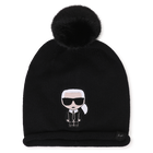 Berretto con pompon KARL LAGERFELD KIDS 
                    BAMBINA