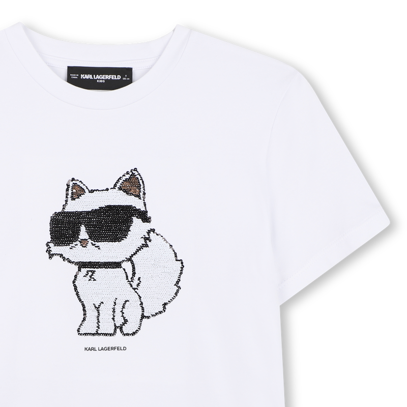 T-SHIRT MANICA CORTA KARL LAGERFELD KIDS 
                        BAMBINA