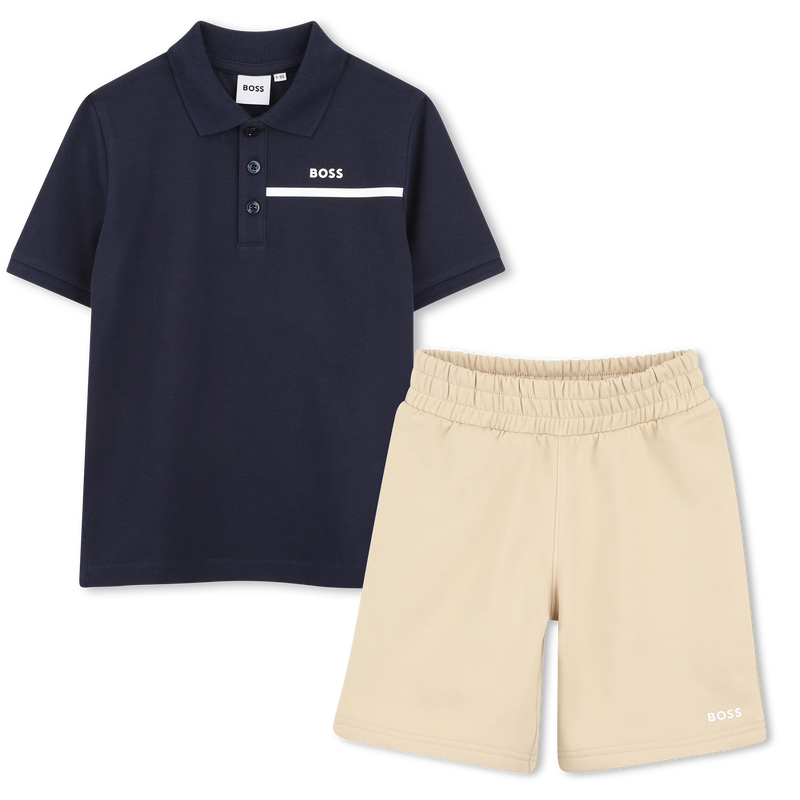 Set polo e bermuda BOSS 
                        BAMBINO