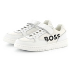 Sneakers con lacci a strappo BOSS 
                    BAMBINO
