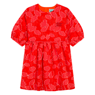 Vestito da cerimonia con zip KENZO KIDS BAMBINA