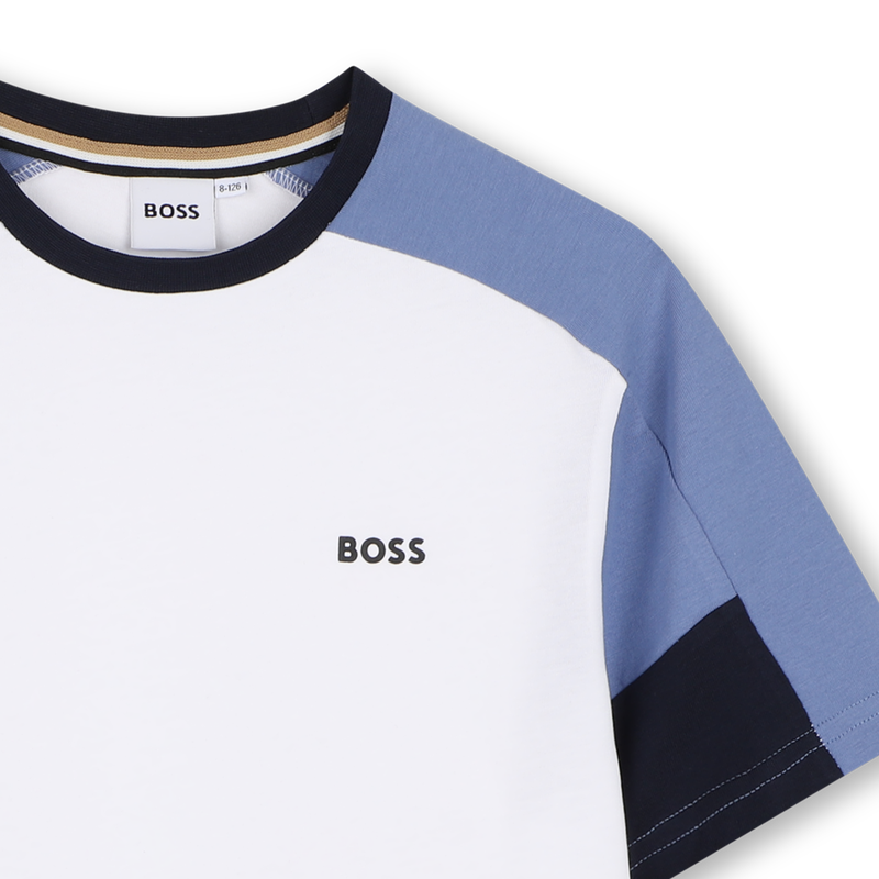 T-SHIRT + BERMUDA SET BOSS 
                        RAGAZZO
