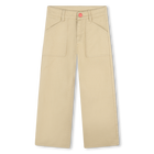 Pantaloni svasati in cotone KENZO KIDS 
                    BAMBINA