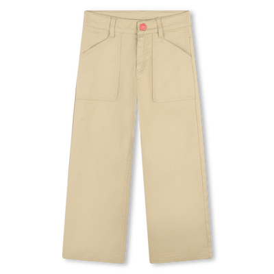 Pantaloni svasati in cotone KENZO KIDS BAMBINA