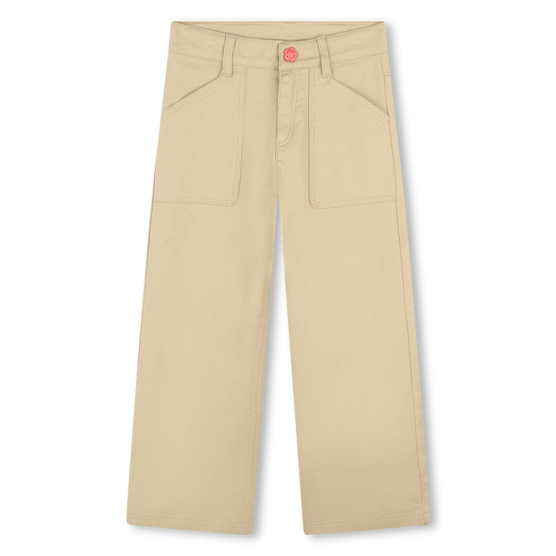 Pantaloni svasati in cotone KENZO KIDS 
                        BAMBINA