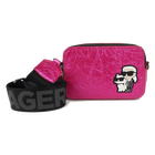 Borsa in tessuto rivestito increspato KARL LAGERFELD KIDS 
                    BAMBINA