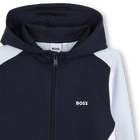 Cardigan con cappuccio BOSS 
                    RAGAZZO
