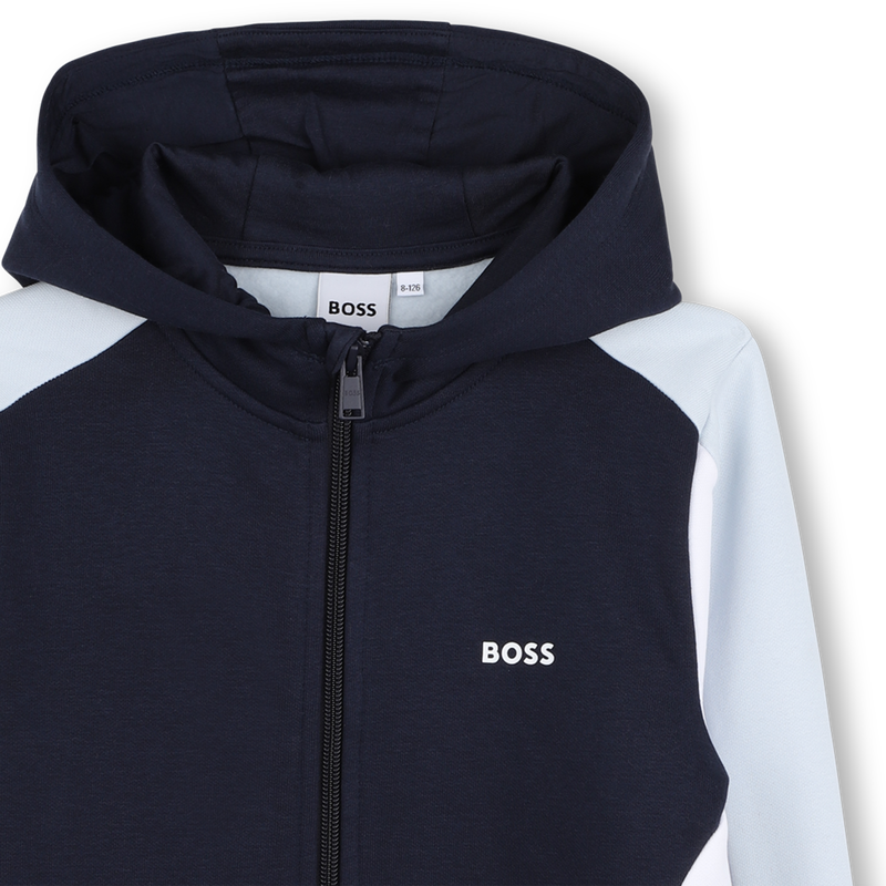 Cardigan con cappuccio BOSS 
                        RAGAZZO