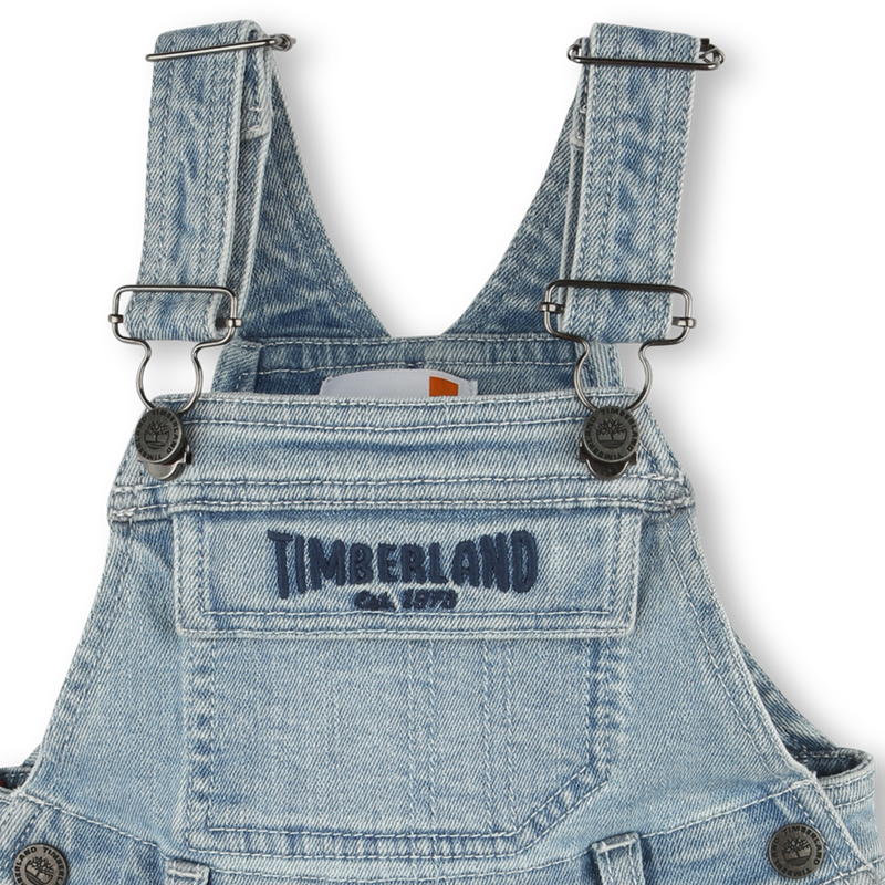 Salopette corta in jeans TIMBERLAND 
                        RAGAZZO