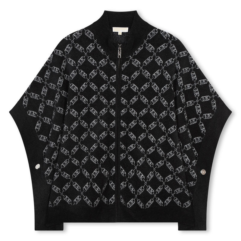 Mantella con zip in maglia MICHAEL KORS 
                        BAMBINA