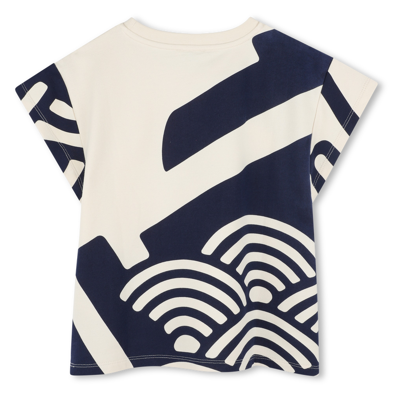 T-shirt in felpa stampata KENZO KIDS 
                        BAMBINA