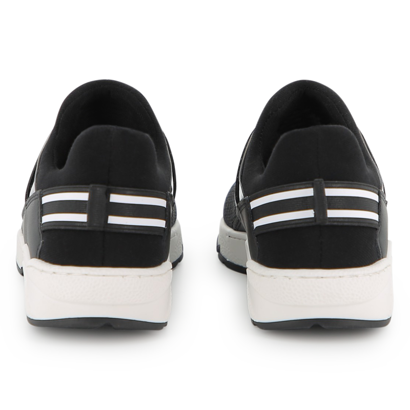 SNEAKERS IN PELLE DI VACCHETTA BOSS 
                        RAGAZZO