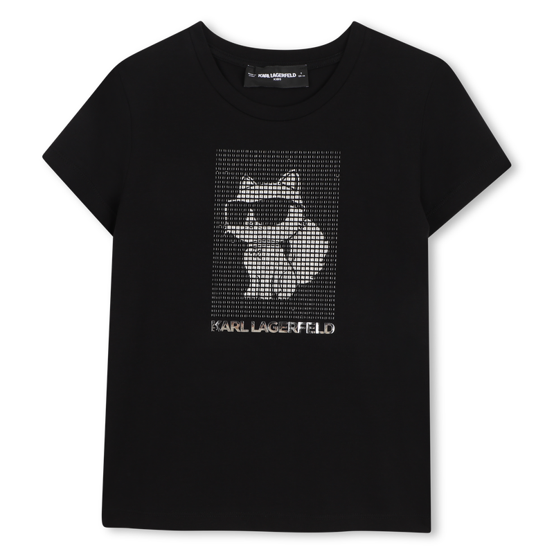 T-SHIRT MANICA CORTA KARL LAGERFELD KIDS 
                        BAMBINA