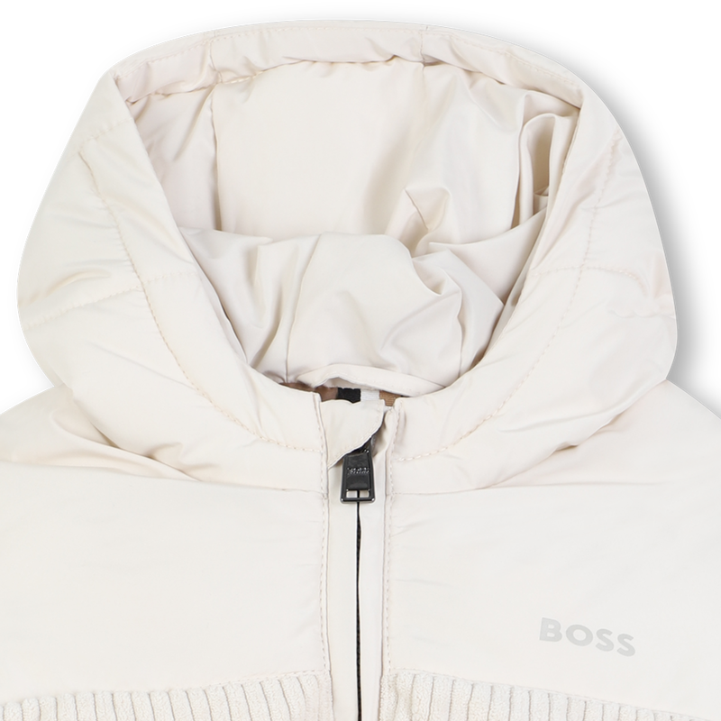 Piumino bi-materiale BOSS 
                        RAGAZZO