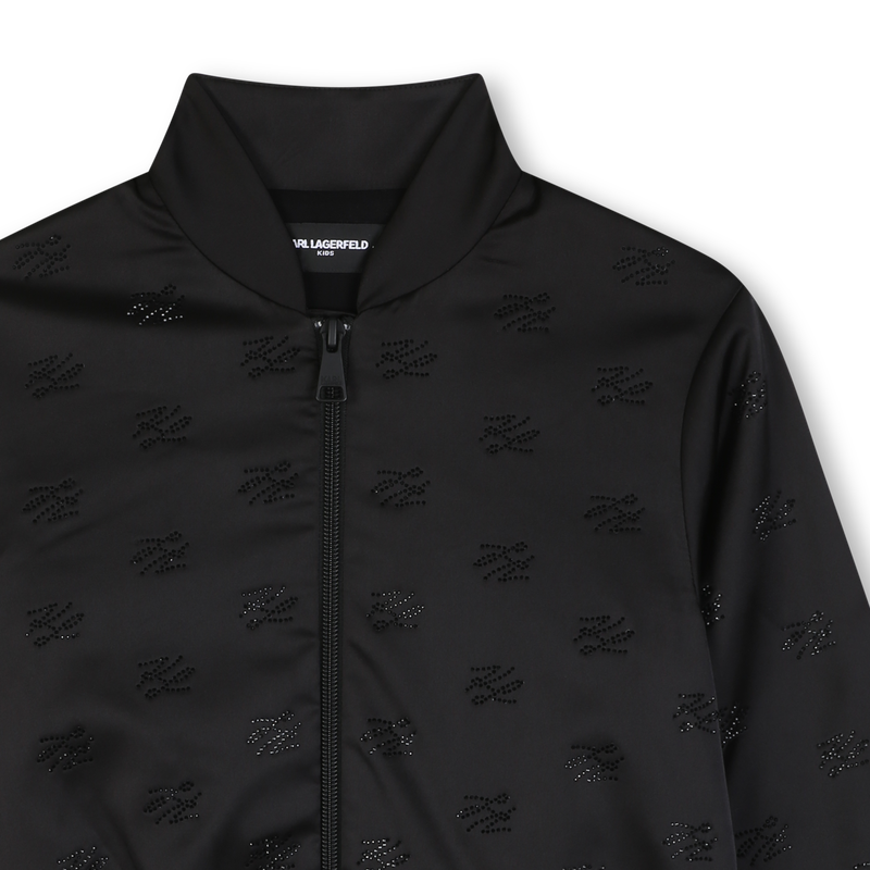 Cardigan in raso KARL LAGERFELD KIDS 
                        BAMBINA