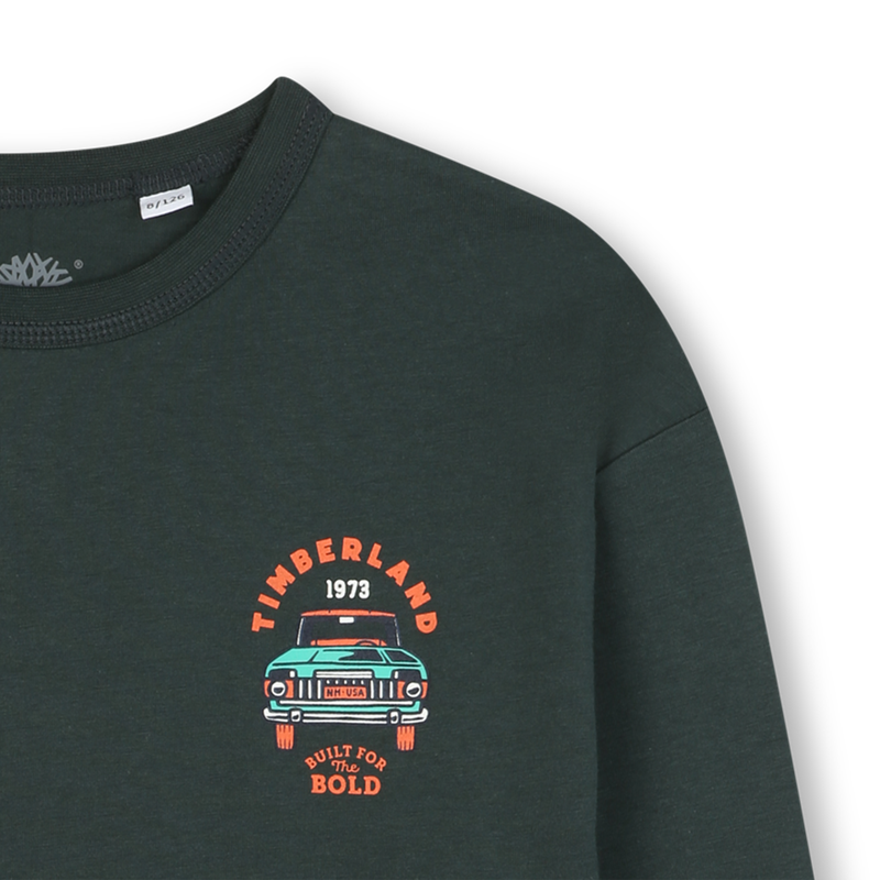 T-shirt in jersey a maniche lunghe TIMBERLAND 
                        RAGAZZO