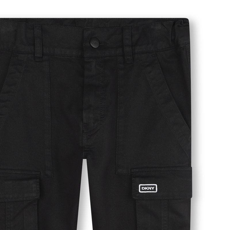 Pantaloni multitasca in cotone DKNY 
                        RAGAZZO