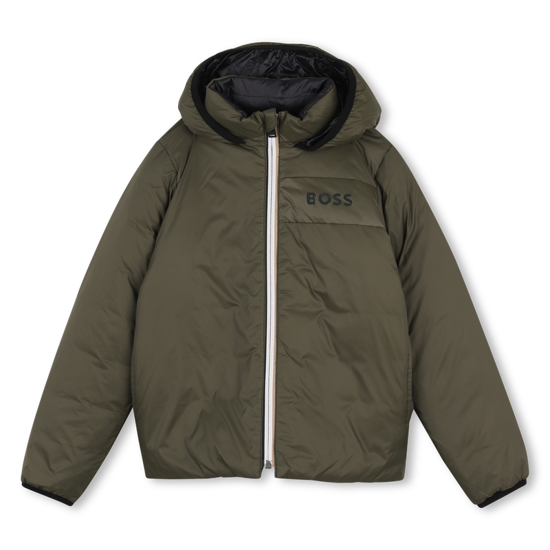 Giubbotto imbottito reversibile BOSS 
                        RAGAZZO