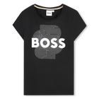 T-shirt a maniche corte BOSS 
                    BAMBINA
