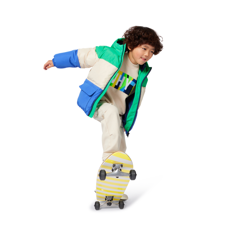 Piumino con cappuccio BILLIEBLUSH 
                        RAGAZZO