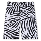Bermuda in popeline KARL LAGERFELD KIDS 
                    RAGAZZO