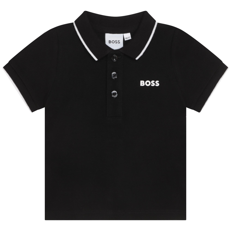 POLO A MANICHE CORTE BOSS 
                        RAGAZZO