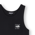 Vestito canottiera in cotone DKNY 
                    BAMBINA