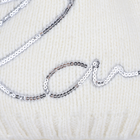 Cappello lavorato a maglia con pompon KARL LAGERFELD KIDS 
                    BAMBINA