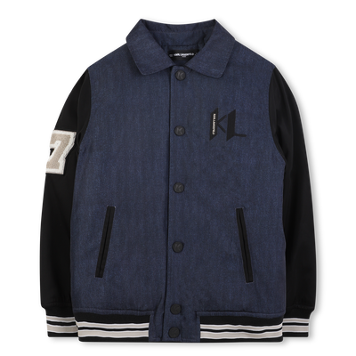 Bomber in poliestere KARL LAGERFELD KIDS RAGAZZO