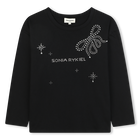 T-shirt a maniche lunghe SONIA RYKIEL 
                    BAMBINA
