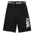 Bermuda in doppia jersey KARL LAGERFELD KIDS 
                    RAGAZZO